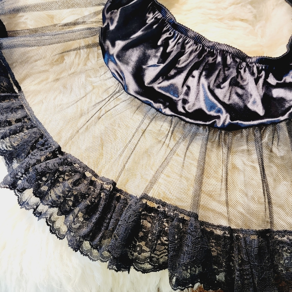Victoria's Secret Second Skin Satin and Tulle Skirt